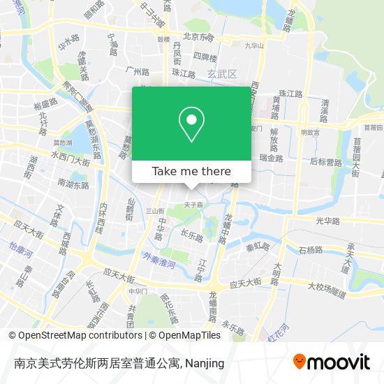 南京美式劳伦斯两居室普通公寓 map