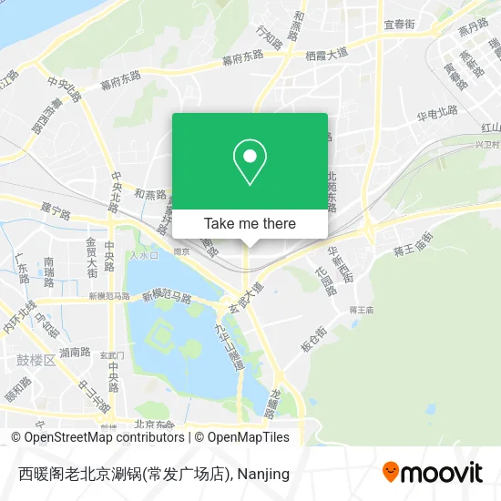 西暖阁老北京涮锅(常发广场店) map