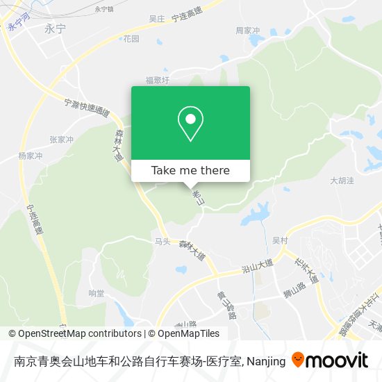 南京青奥会山地车和公路自行车赛场-医疗室 map