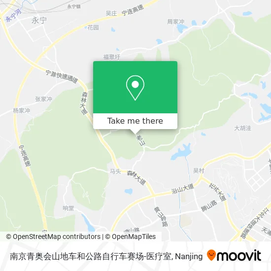 南京青奥会山地车和公路自行车赛场-医疗室 map