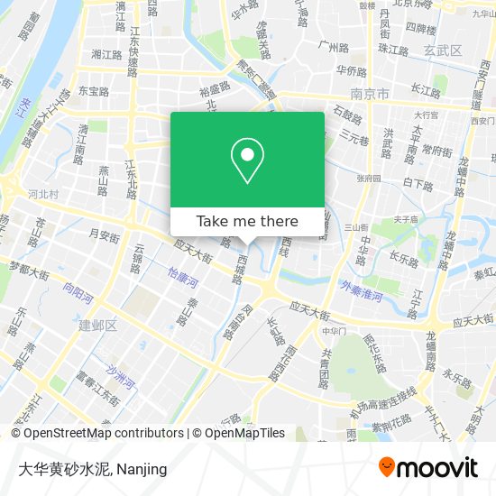 大华黄砂水泥 map