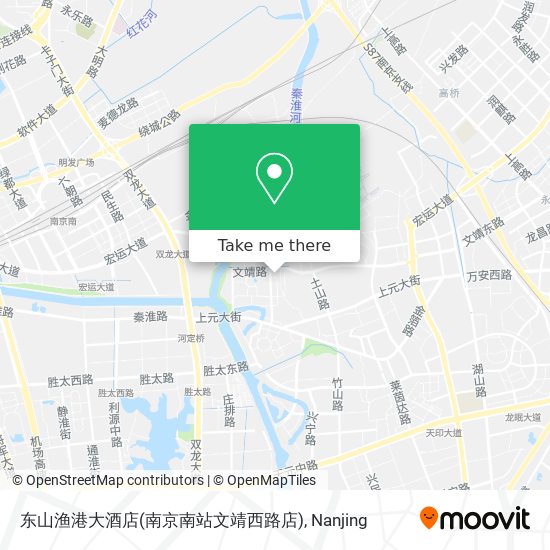 东山渔港大酒店(南京南站文靖西路店) map