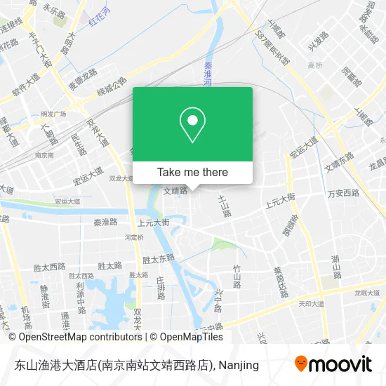 东山渔港大酒店(南京南站文靖西路店) map