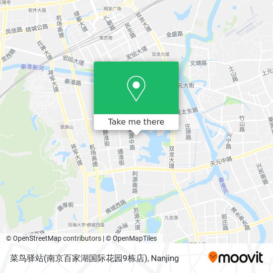 菜鸟驿站(南京百家湖国际花园9栋店) map
