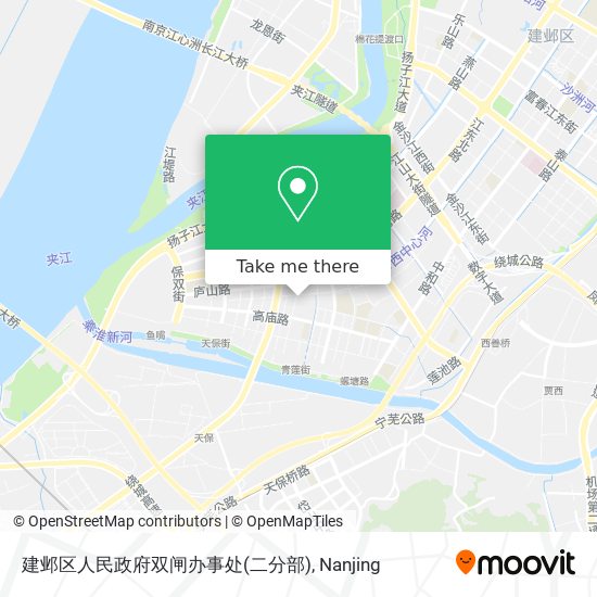 建邺区人民政府双闸办事处(二分部) map