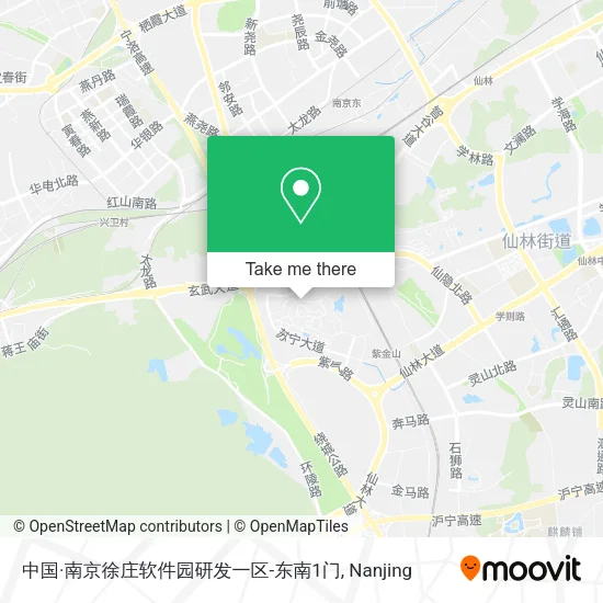 中国·南京徐庄软件园研发一区-东南1门 map