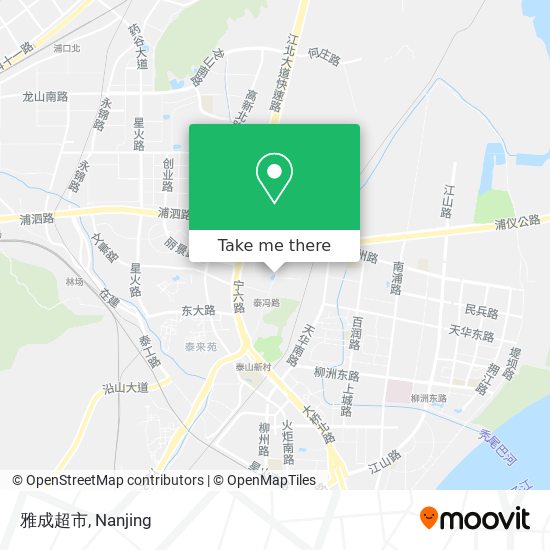雅成超市 map