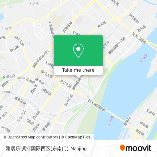 雅居乐·滨江国际西区(东南门) map