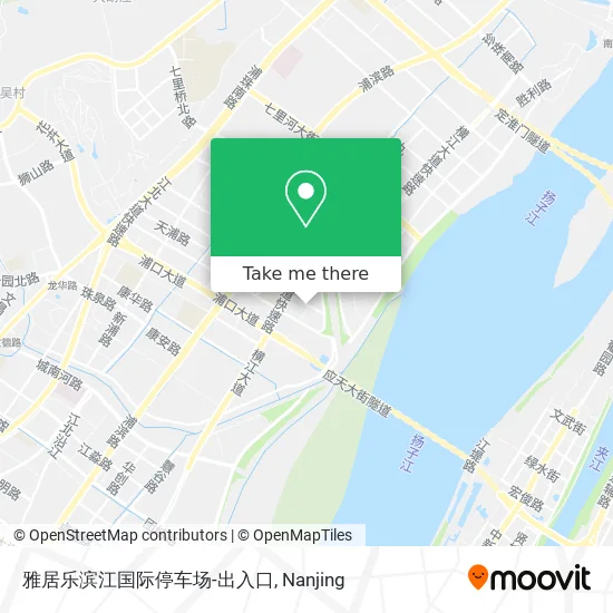 雅居乐滨江国际停车场-出入口 map