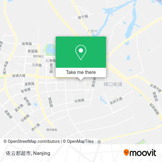 依云郡超市 map
