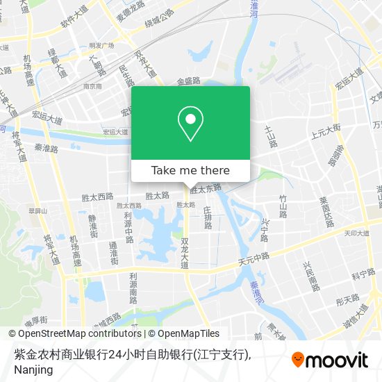紫金农村商业银行24小时自助银行(江宁支行) map