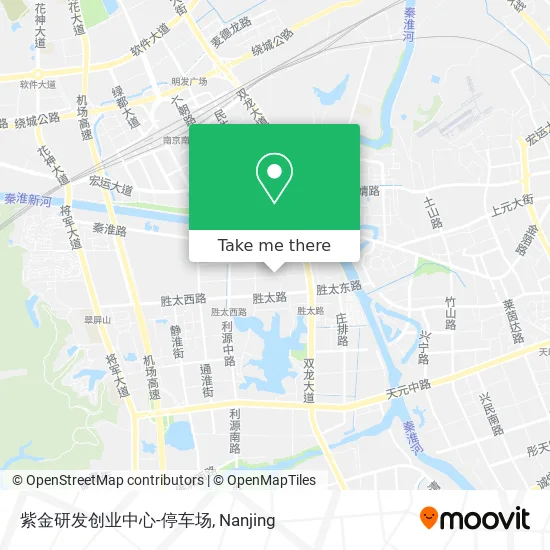 紫金研发创业中心-停车场 map