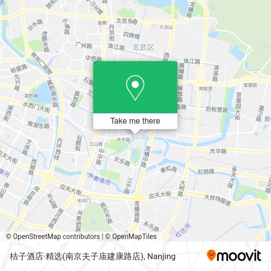 桔子酒店·精选(南京夫子庙建康路店) map