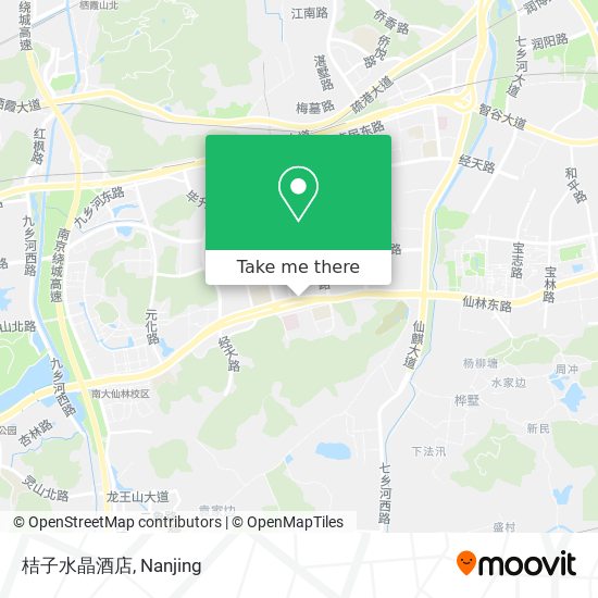 桔子水晶酒店 map