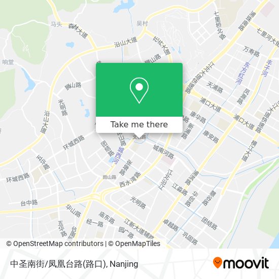 中圣南街/凤凰台路(路口) map