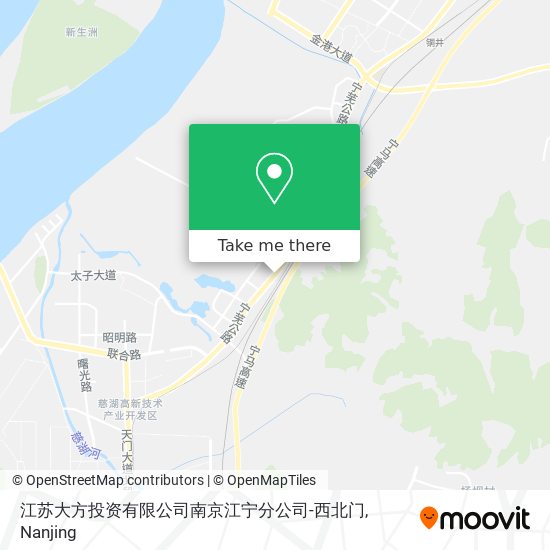 江苏大方投资有限公司南京江宁分公司-西北门 map