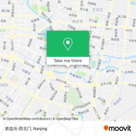 磨盘街-西北门 map