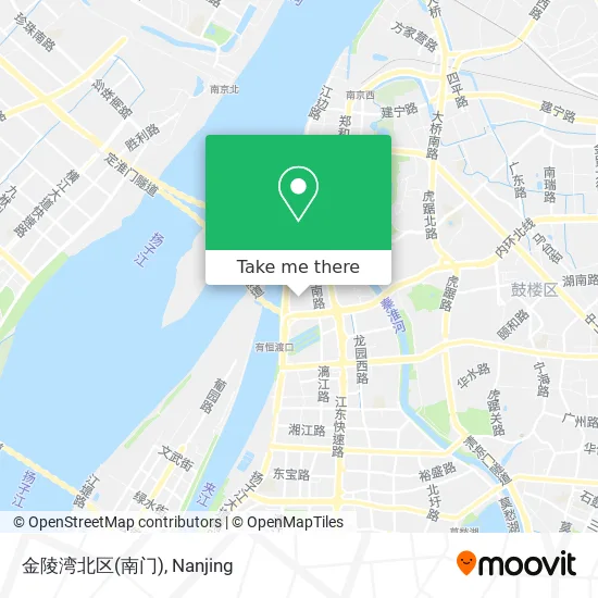 金陵湾北区(南门) map