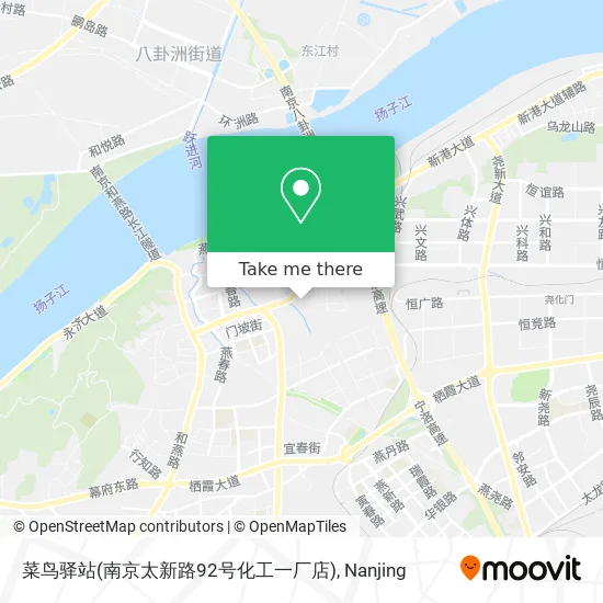 菜鸟驿站(南京太新路92号化工一厂店) map
