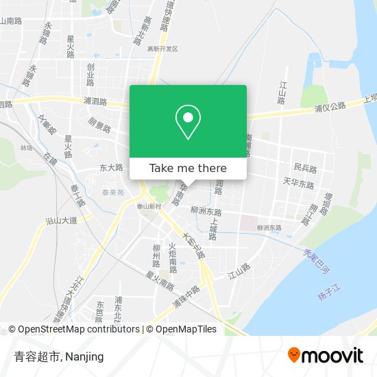 青容超市 map