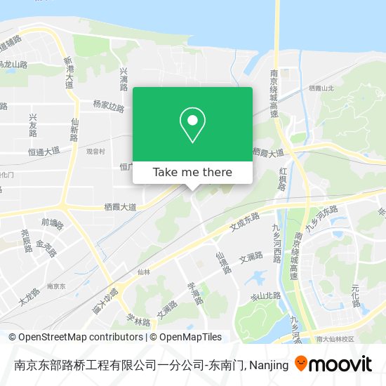 南京东部路桥工程有限公司一分公司-东南门 map