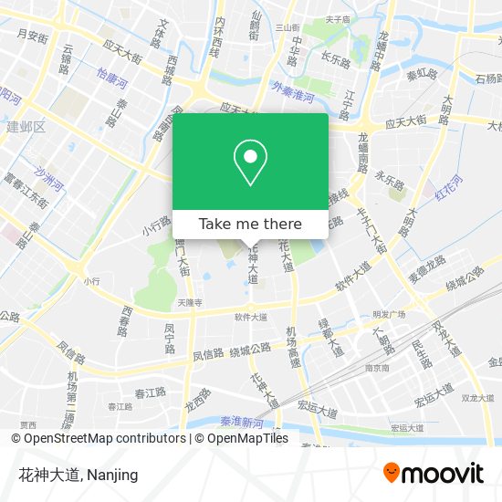 花神大道 map