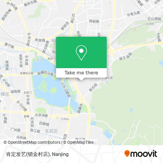 肯定发艺(锁金村店) map