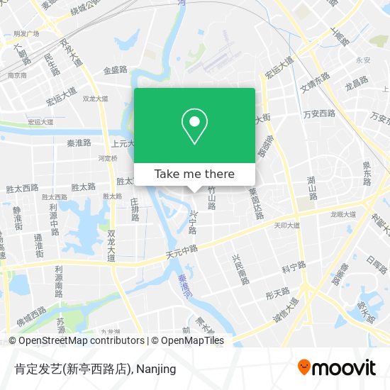 肯定发艺(新亭西路店) map