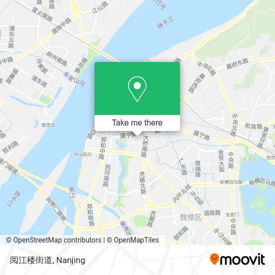 阅江楼街道 map