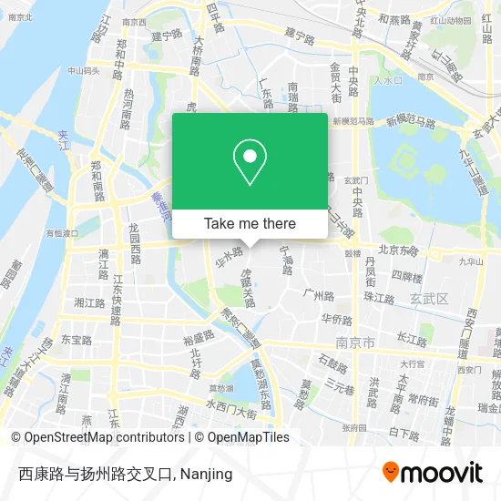 西康路与扬州路交叉口 map