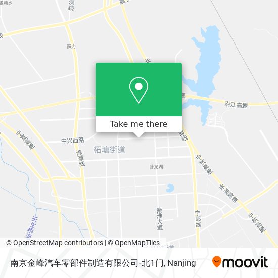 南京金峰汽车零部件制造有限公司-北1门 map