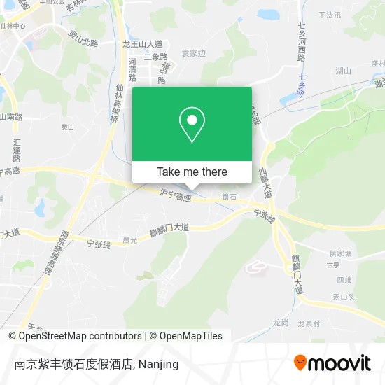 南京紫丰锁石度假酒店 map