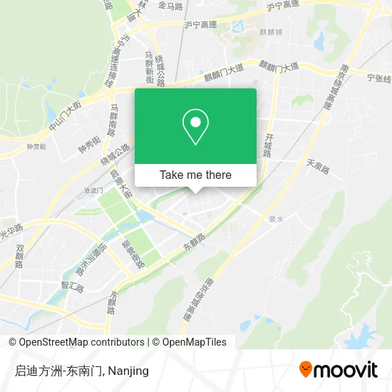 启迪方洲-东南门 map