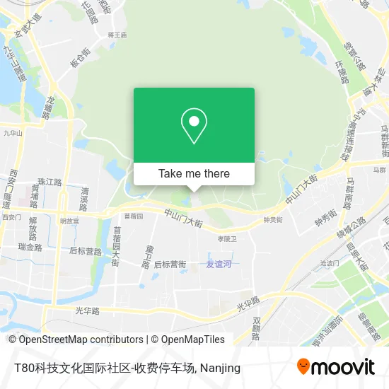 T80科技文化国际社区-收费停车场 map