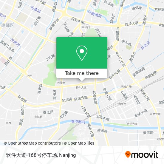软件大道-168号停车场 map