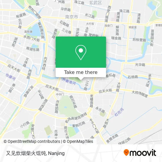 又见炊烟柴火馄饨 map