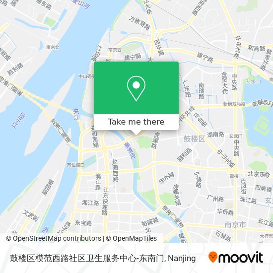 鼓楼区模范西路社区卫生服务中心-东南门 map