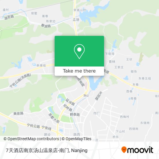 7天酒店南京汤山温泉店-南门 map
