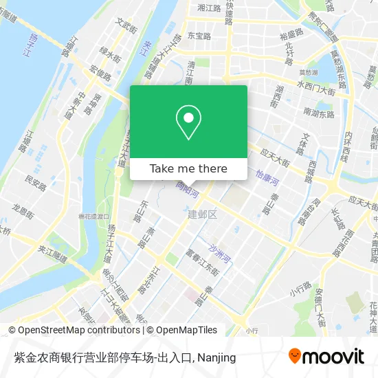 紫金农商银行营业部停车场-出入口 map