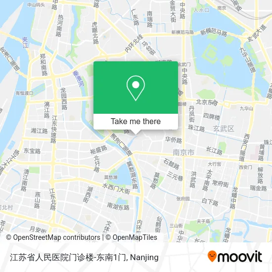 江苏省人民医院门诊楼-东南1门 map
