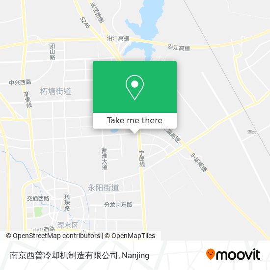 南京西普冷却机制造有限公司 map