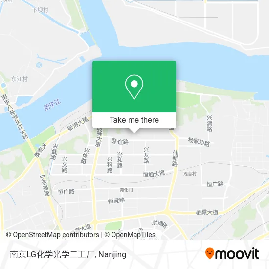 南京LG化学光学二工厂 map