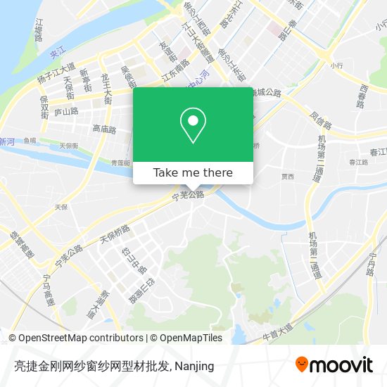 亮捷金刚网纱窗纱网型材批发 map