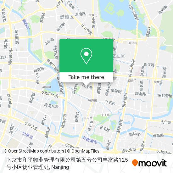 南京市和平物业管理有限公司第五分公司丰富路125号小区物业管理处 map