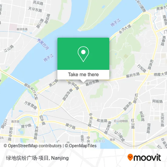 绿地缤纷广场-项目 map