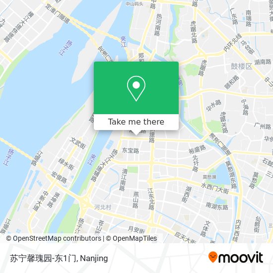 苏宁馨瑰园-东1门 map