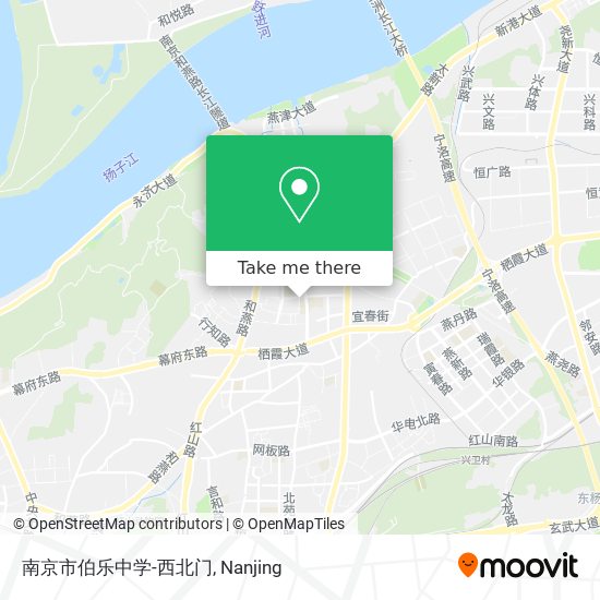 南京市伯乐中学-西北门 map