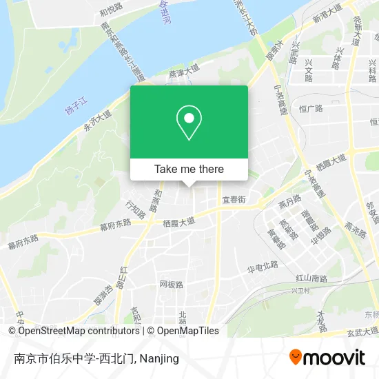 南京市伯乐中学-西北门 map