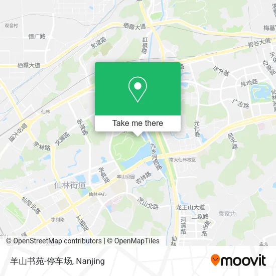 羊山书苑-停车场 map