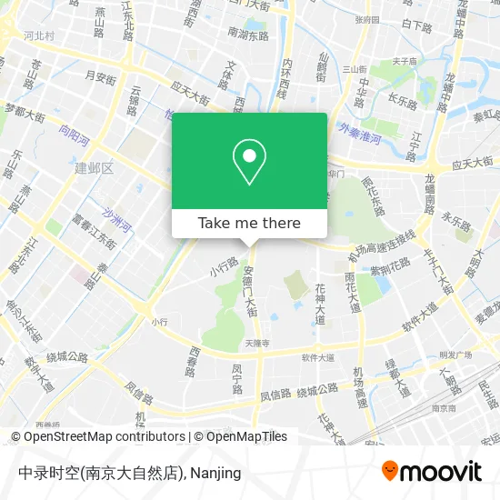中录时空(南京大自然店) map